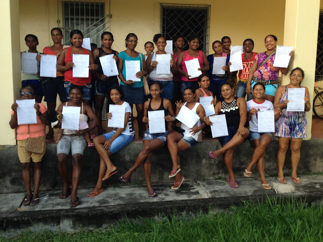 Mulheres exibem a DAP (Foto: Arquivo CPI/SP)