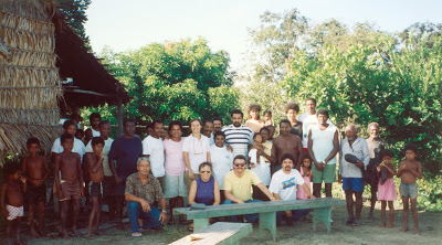 Visita do Incra e MPF no Alto Trombetas em 1994. Foto: Lúcia Andrade/CPI-SP